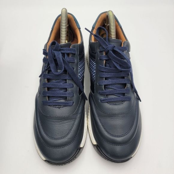 Hugo Boss Men’s Titanium Runn HBMX EU 41 size 8 Sneakers Navy Blue Shoes - Picture 3 of 12